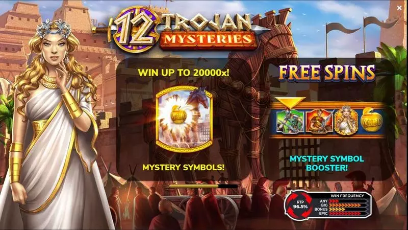 Info and Rules - 12 Trojan Mysteries 4ThePlayer Slots Game