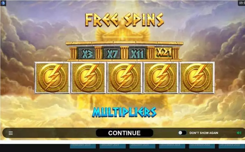 Info and Rules - Ancient Fortunes: Zeus  Microgaming Slots Game
