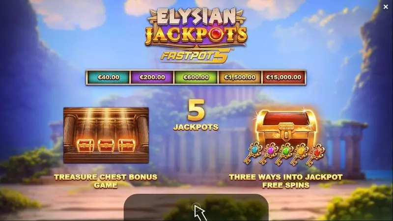 Info and Rules - Elysian Jackpots Yggdrasil Slots Game