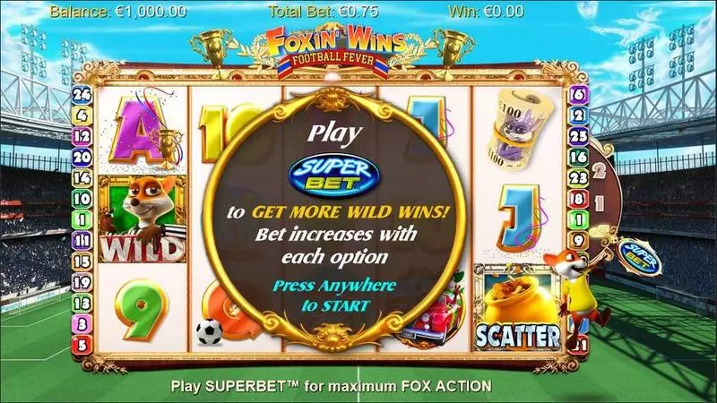 Info and Rules - Foxin' Wins NextGen Gaming Slots Game
