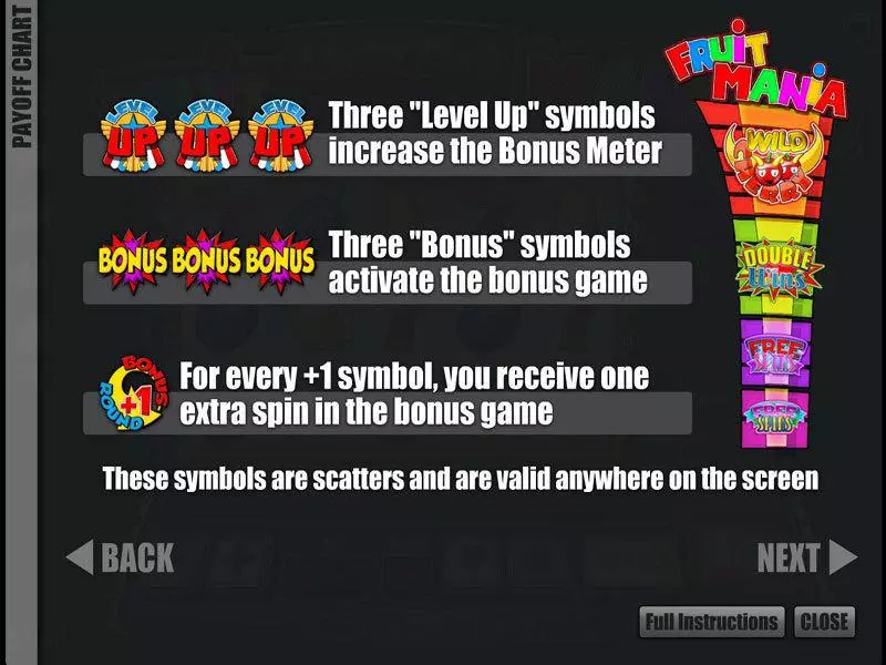 Bonus 1 - Fruit Mania Slotland Software Slots Game