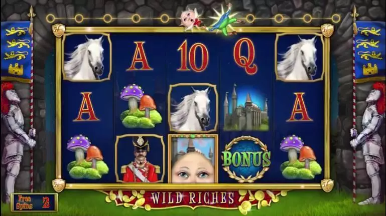 Main Screen Reels - Humpty Dumpty Wild Riches 2 by 2 Gaming Slots Game