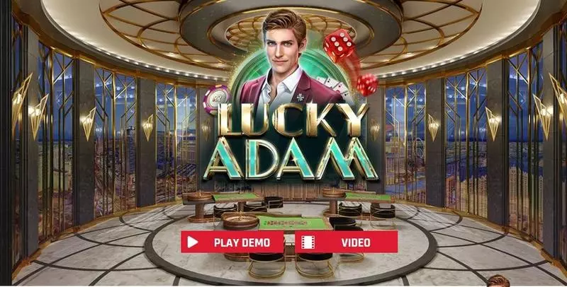 Introduction Screen - Lucky Adam Red Rake Gaming Slots Game