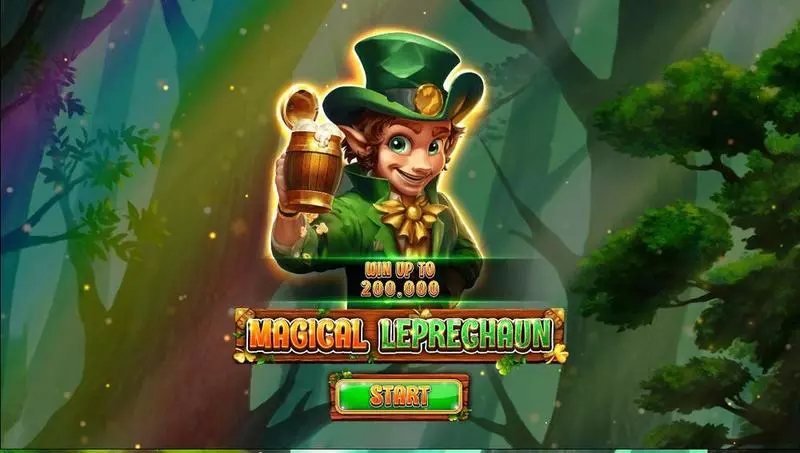 Introduction Screen - Magical Leprechaun Spinomenal Slots Game