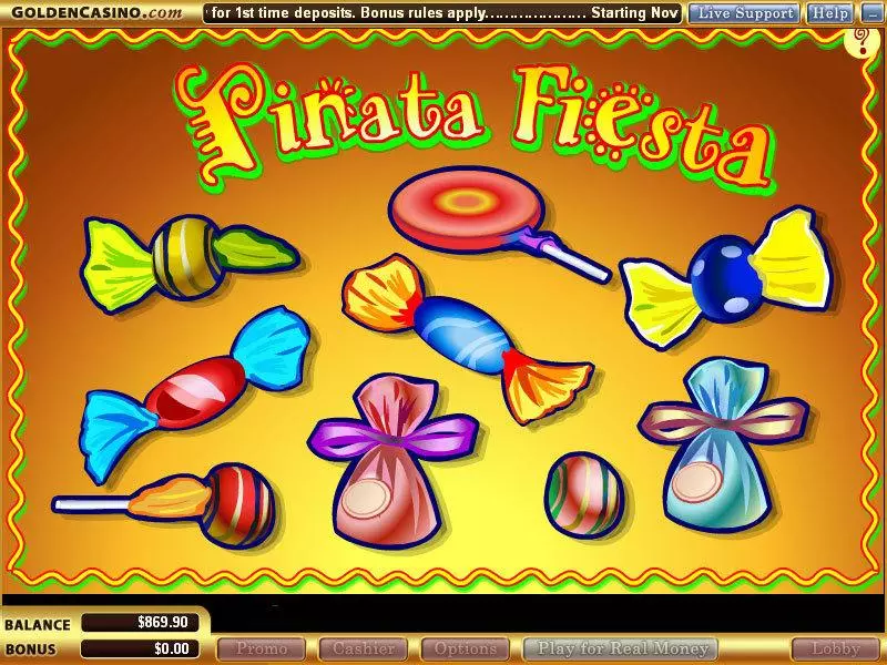 Bonus 1 - Pinata Fiesta WGS Technology Slots Game