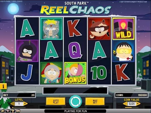 Main Screen Reels - South Park: reel chaos NetEnt Slots Game