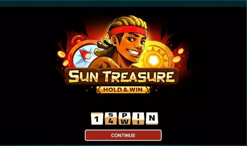 Introduction Screen - Sun Treasure  Slots Game