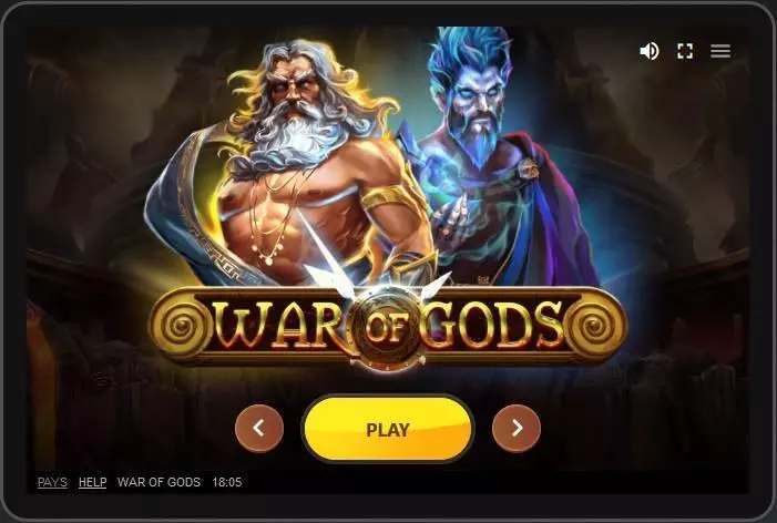 Info and Rules - War of Gods Red Tiger Gaming Slots Game