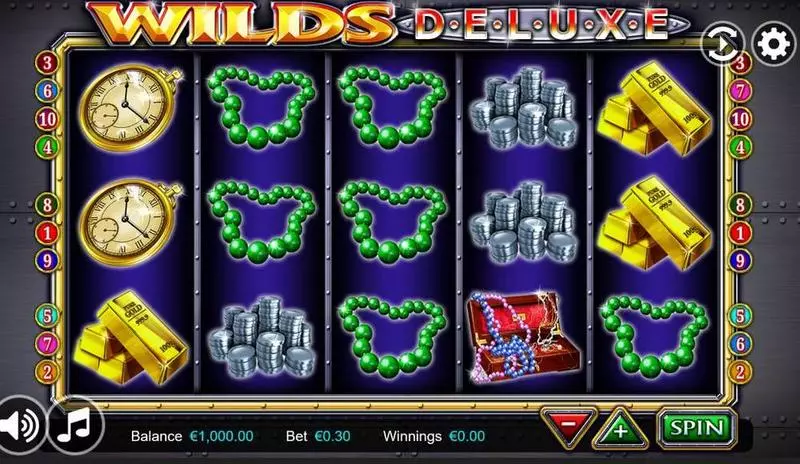 Main Screen Reels - Wilds Deluxe  Betdigital Slots Game