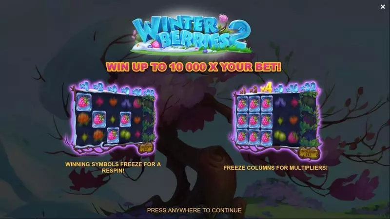 Info and Rules - Winterberries 2  Yggdrasil Slots Game