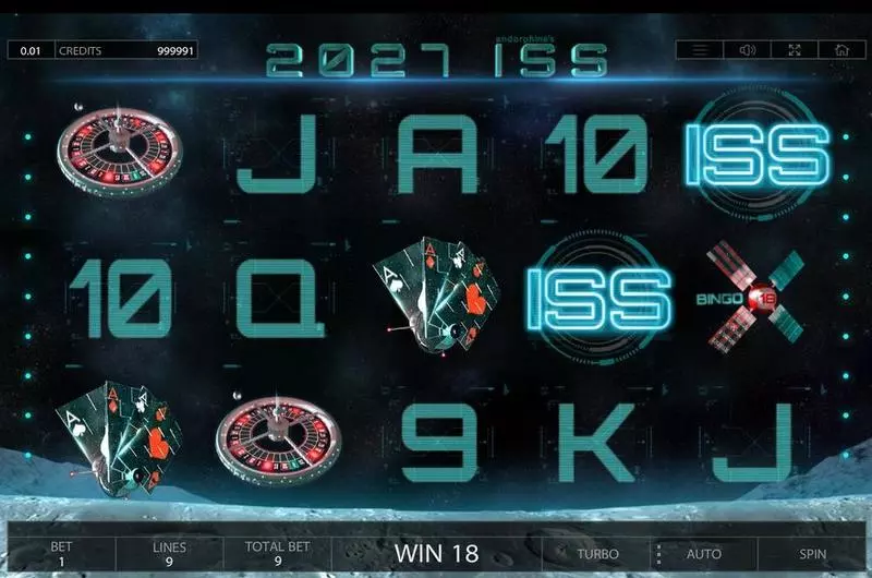 Main Screen Reels - 2027 ISS Endorphina Slots Game