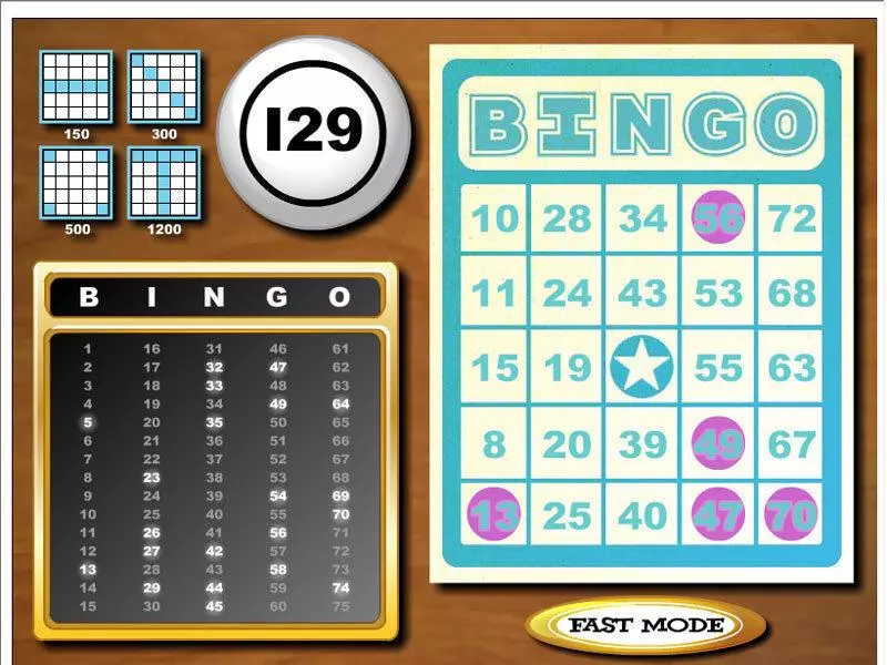 Bonus 1 - 5 Reel Bingo Rival Slots Game