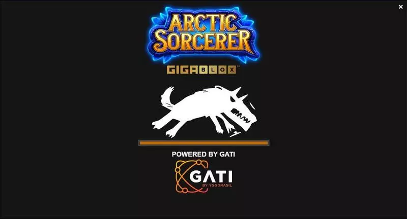 Introduction Screen - Arctic Sorcerer Gigablox ReelPlay Slots Game