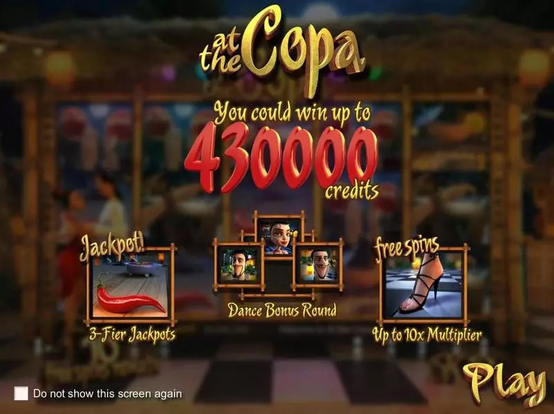 Info and Rules - At the Copa BetSoft Slots Game
