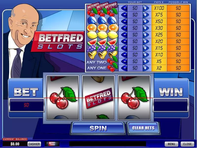 Main Screen Reels - Betfred PlayTech Slots Game