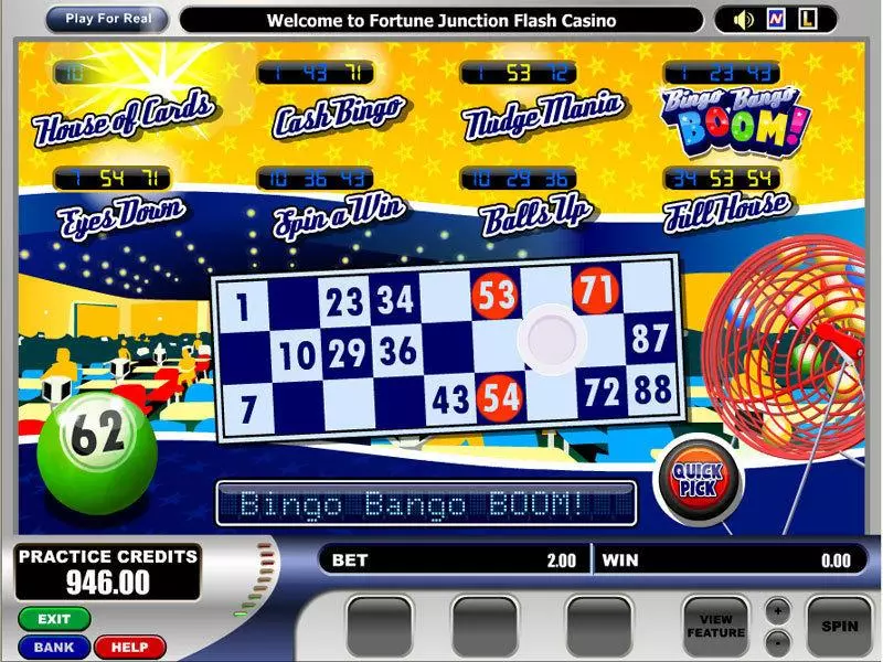 Bonus 1 - Bingo Bango Boom Microgaming Slots Game