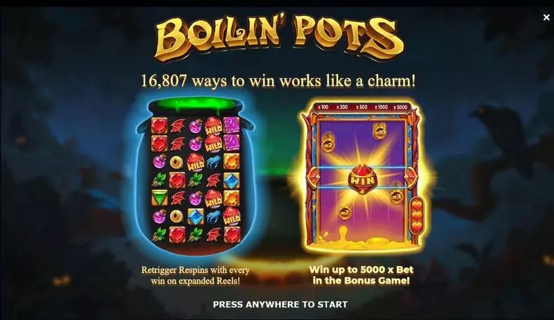 Info and Rules - Boiling Pots  Yggdrasil Slots Game
