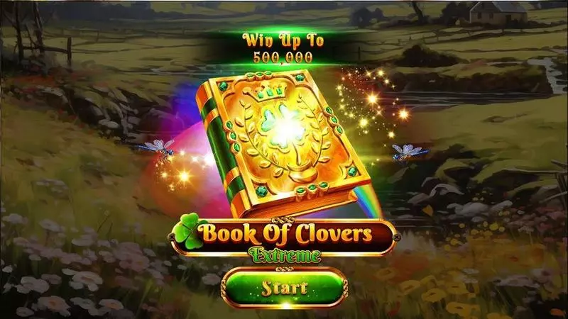 Introduction Screen - Book Of Clovers – Extreme Spinomenal Slots Game