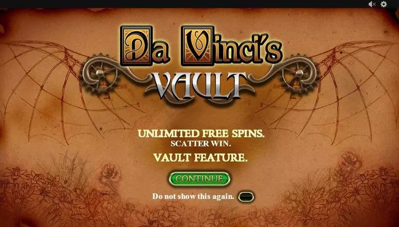 Info and Rules - Da Vinci's Vault PlayTech Slots Game