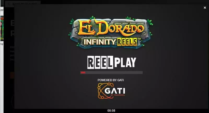 Introduction Screen - El Dorado Infinity Reels ReelPlay Slots Game