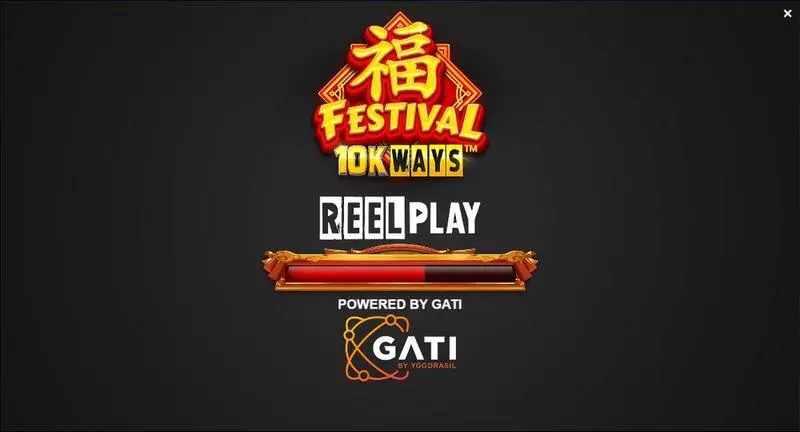 Introduction Screen - Festival 10K Ways ReelPlay Slots Game