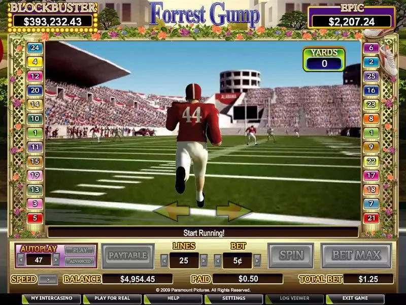 Bonus 1 - Forrest Gump CryptoLogic Slots Game