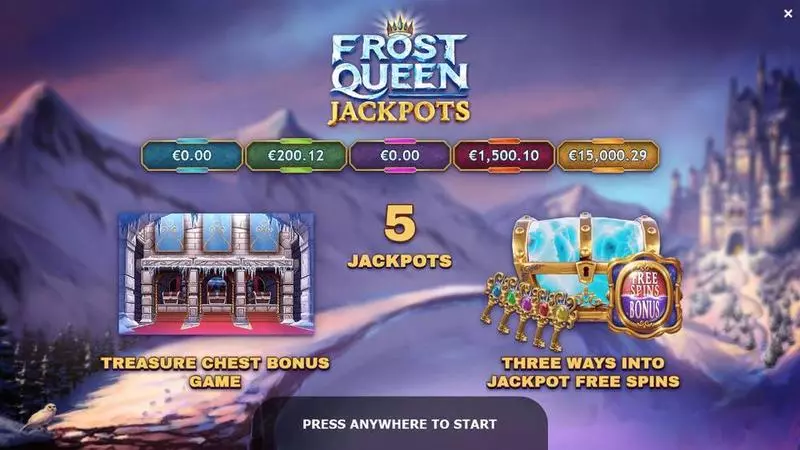 Info and Rules - Frost Queen Jackpots Yggdrasil Slots Game
