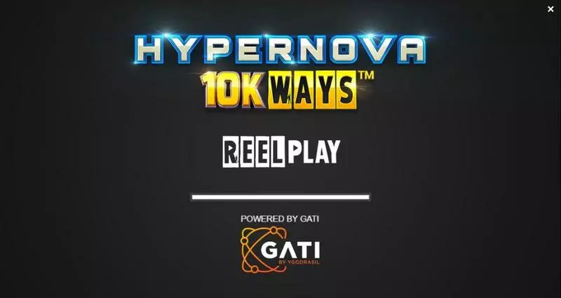 Introduction Screen - Hypernova 10K Ways ReelPlay Slots Game