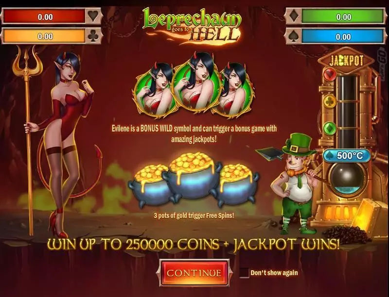 Info and Rules - Leprechaun goes to Hell Play'n GO Slots Game