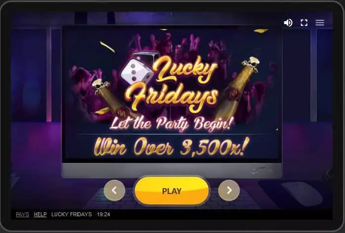 Main Screen Reels - Lucky Fridays Red Tiger Gaming Slots Game
