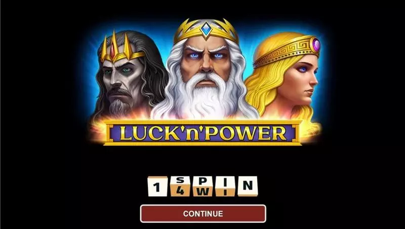Introduction Screen - Luck’n’Power 1Spin4Win Slots Game