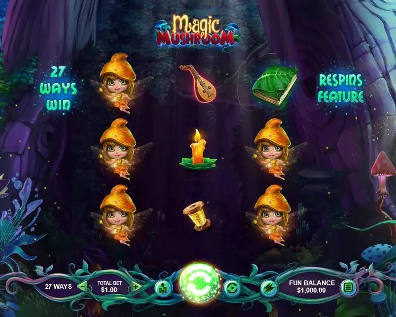 Info and Rules - Magic Mushroom RTG Slots Game