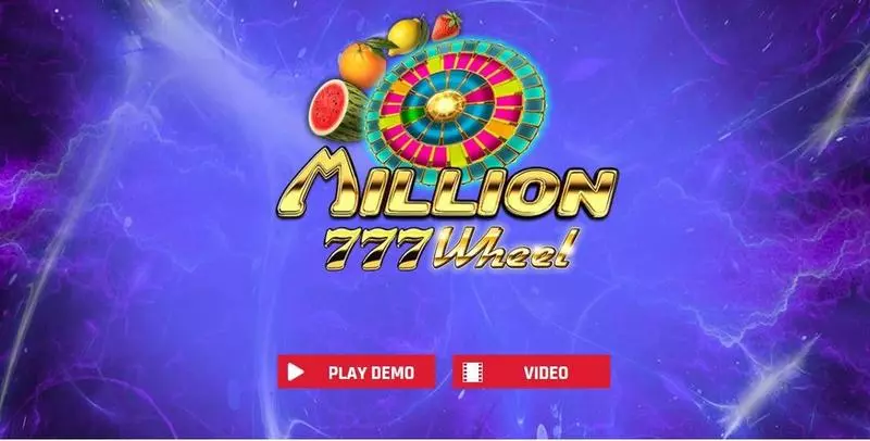 Introduction Screen - Million 777 Wheel  Red Rake Gaming Slots Game