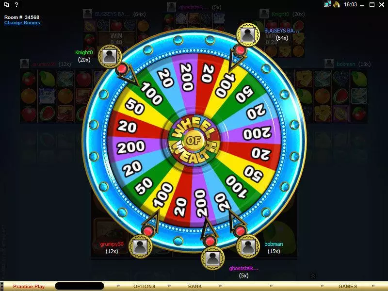 Bonus 1 - Multi-Player Wheel of Wealth Special Edition Microgaming Slots Game