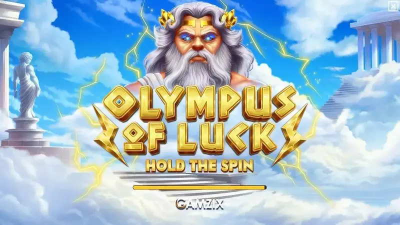 Introduction Screen - Olympus of Luck Gamzix Slots Game