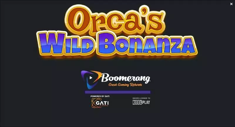 Introduction Screen - Orca's Wild Bonanza ReelPlay Slots Game