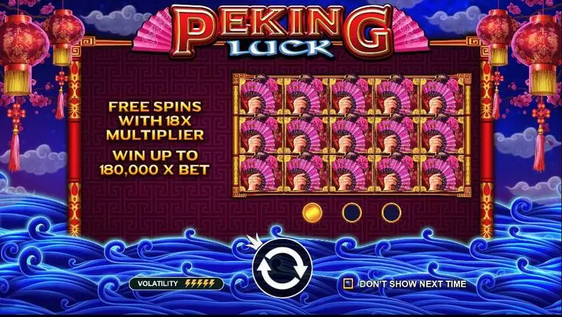 Info and Rules - Peking Luck Pragmatic Play Slots Game