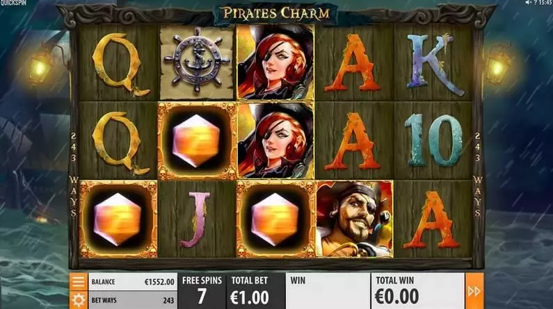 Info and Rules - Pirates Charm Quickspin Slots Game