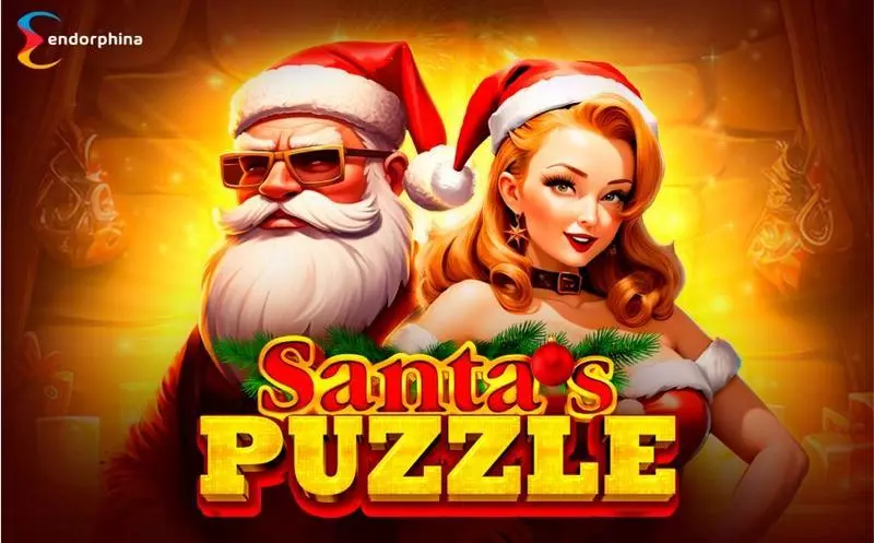 Introduction Screen - Santa's Puzzle Endorphina Slots Game