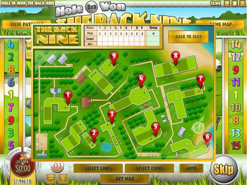 Bonus 1 - The Back Nine Rival Slots Game