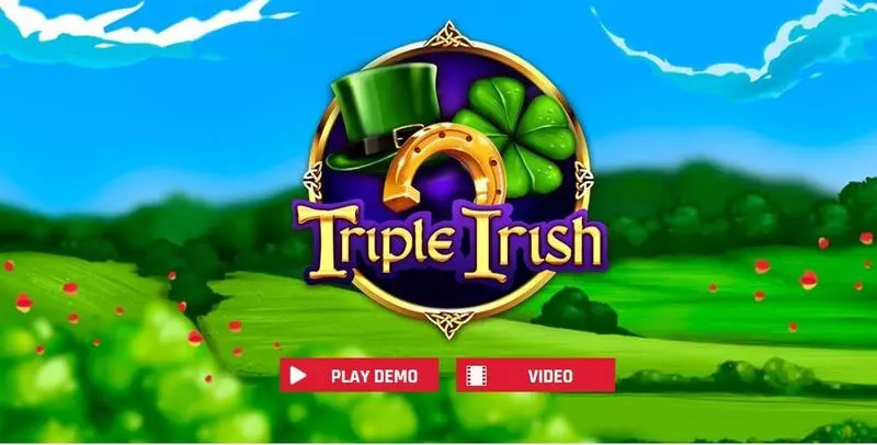 Introduction Screen - Triple Irish Red Rake Gaming Slots Game