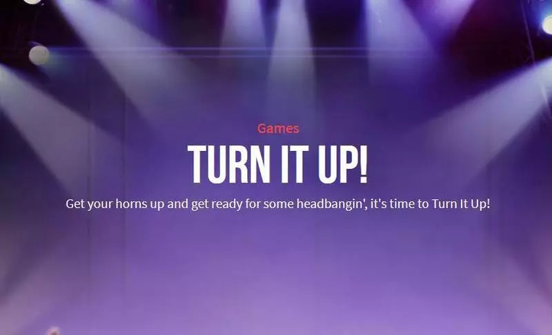 Info and Rules - Turn it Up! Push Gaming Slots Game
