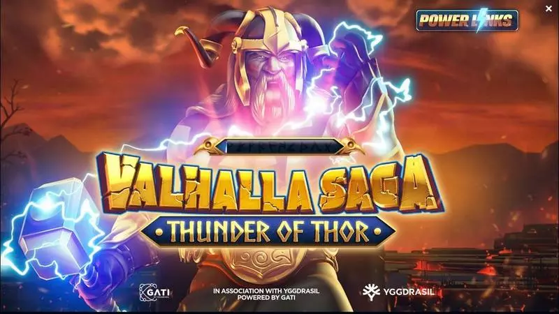 Introduction Screen - Valhalla Saga: Thunder of Thor Jelly Entertainment Slots Game