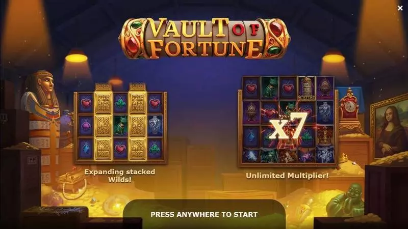 Info and Rules - Vault of Fortune Yggdrasil Slots Game