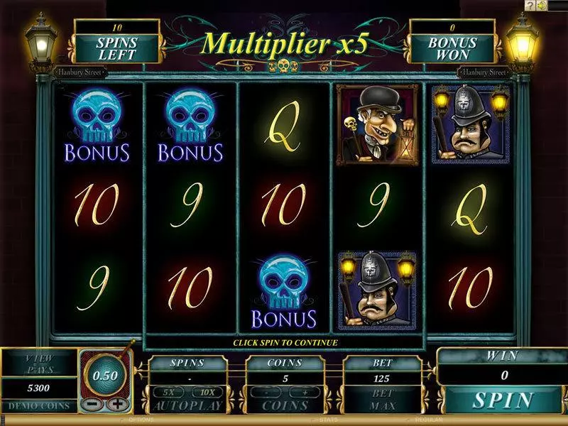 Bonus 1 - Victorian Villain Genesis Slots Game