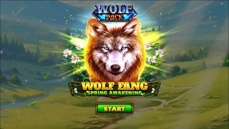 Introduction Screen - Wolf Fang – Spring Awakening Spinomenal Slots Game